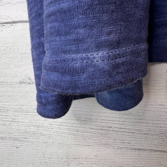 Catherines Top Womens Size 4XL Blue Eyelet Balloon Sleeve V Neck Blouse Peasant - Picture 6 of 13